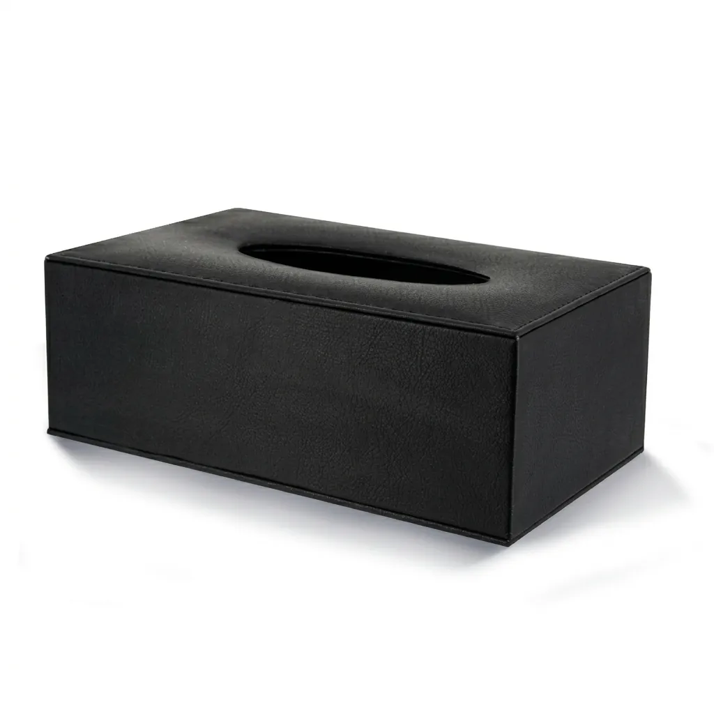 Rectangular Pu Leather Tissue Box Cover — LTH-1081 (image 2)