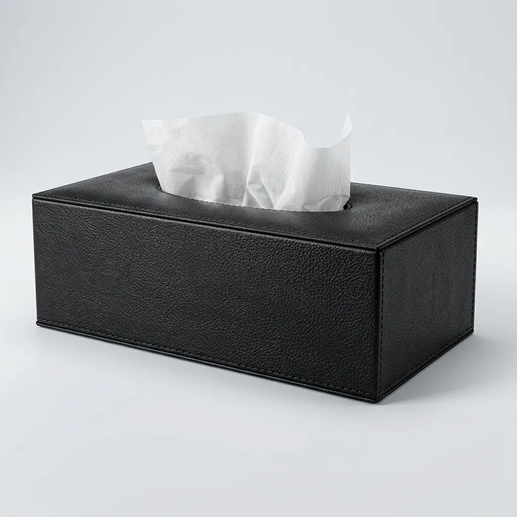 Rectangular Pu Leather Tissue Box Cover — LTH-1081 (image 3)
