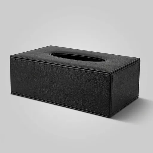 Rectangular Pu Leather Tissue Box Cover — LTH-1081