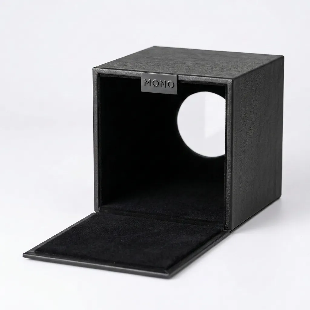 PU Leather Square Tissue Box Cover with Magnetic Bottom [1083] — LTH-1083 (image 1)