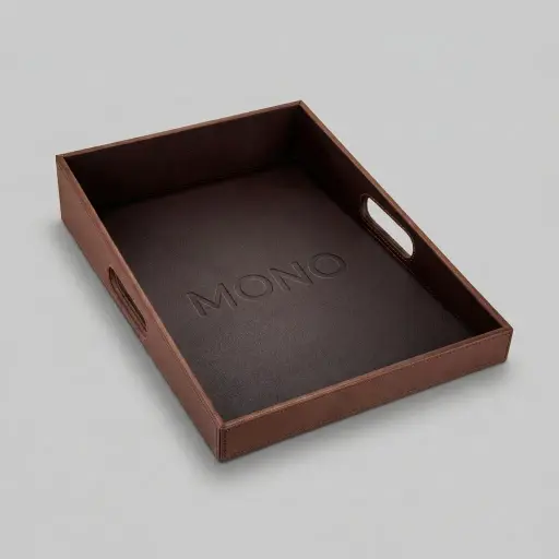 Pu Leather Shoe Box Tray
