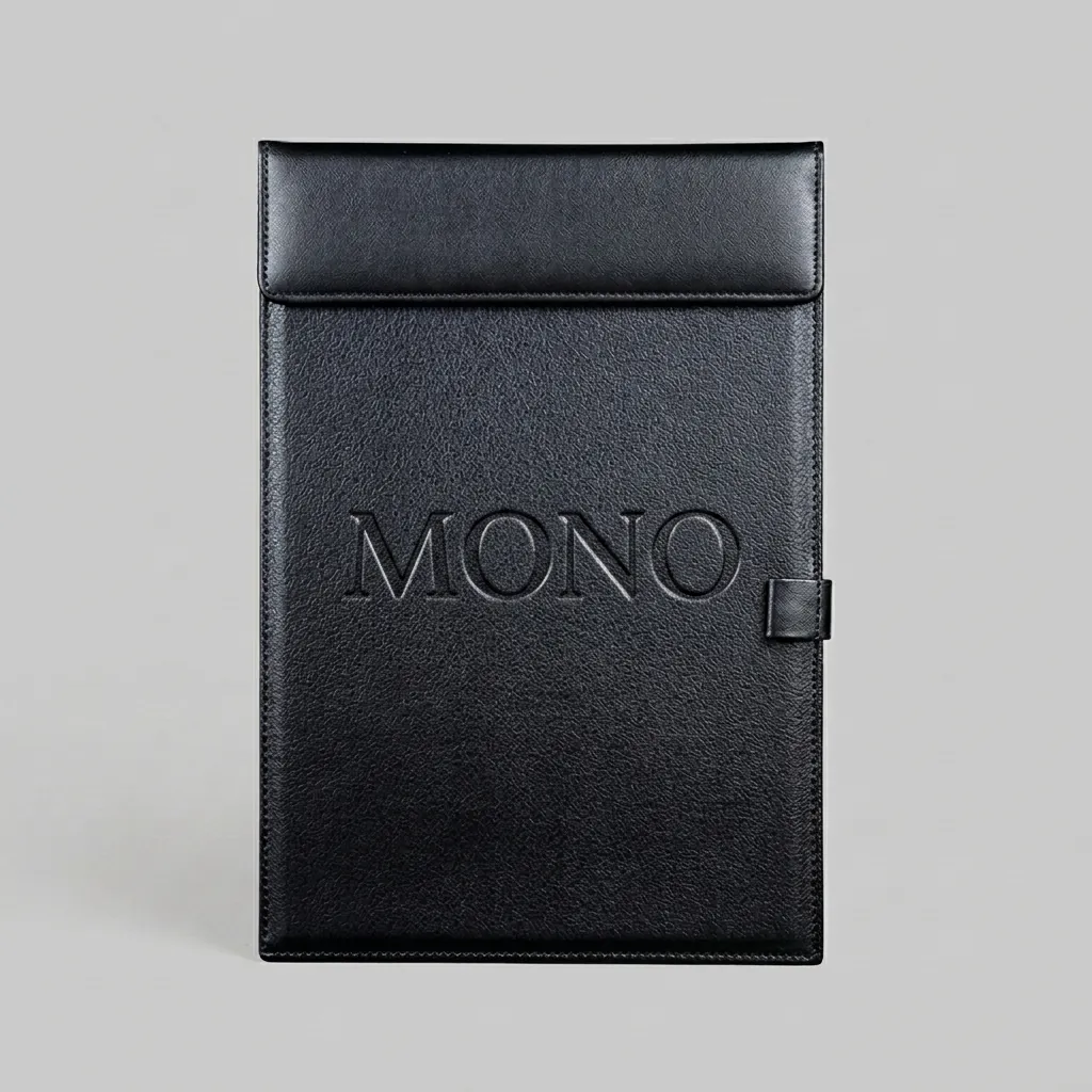 Pu Leather Notepad With Pen Holder — LTH-1086 (image 1)