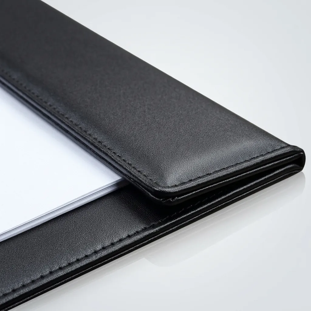 Pu Leather Notepad With Pen Holder — LTH-1086 (image 7)