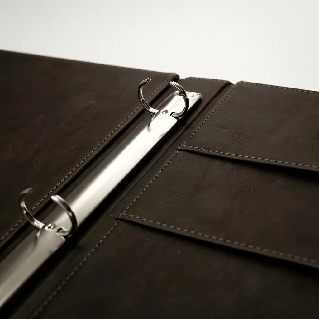 Pu Leather Stationery Folder A4 Paper — LTH-1091 (image 5)