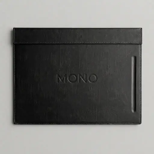 Pu Leather Desk Blotter With Pen Slot — LTH-1094