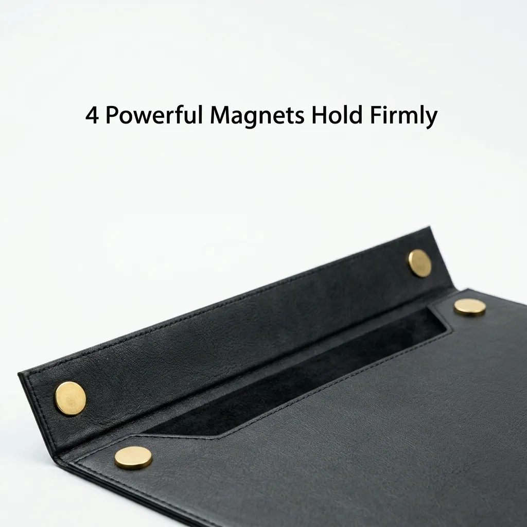 Pu Leather Desk Blotter With Pen Slot — LTH-1094 (image 5)