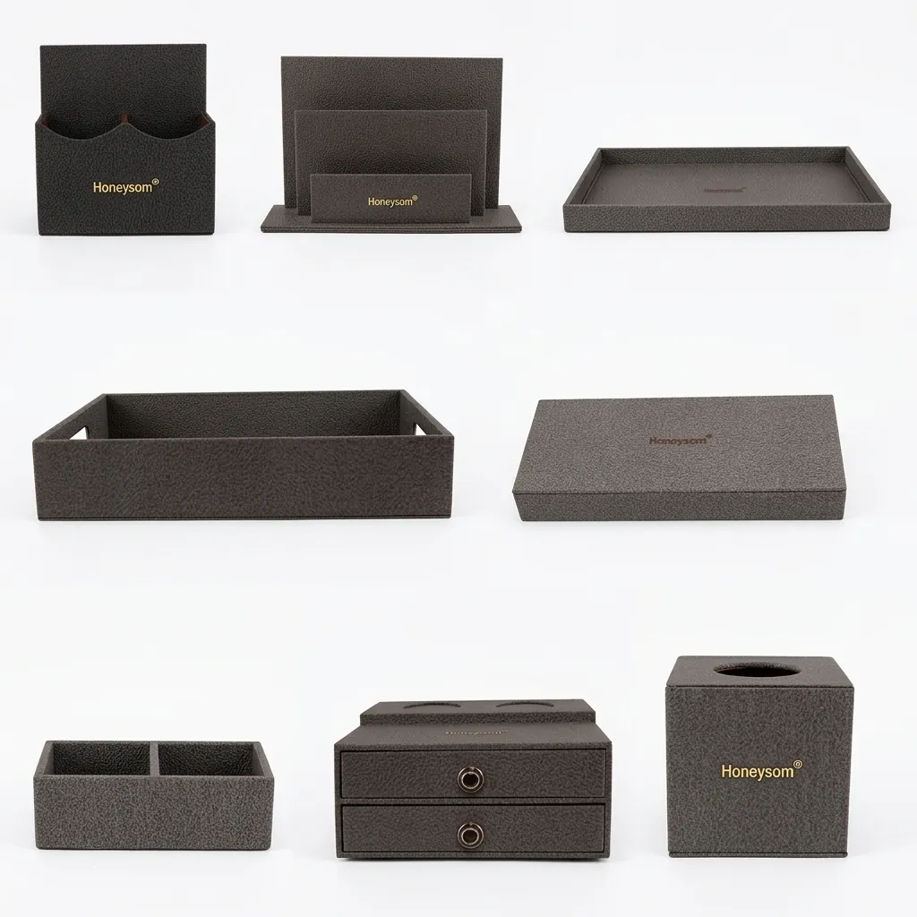 Pu Leather Pencil Case Organizer — LTH-1095 (image 2)