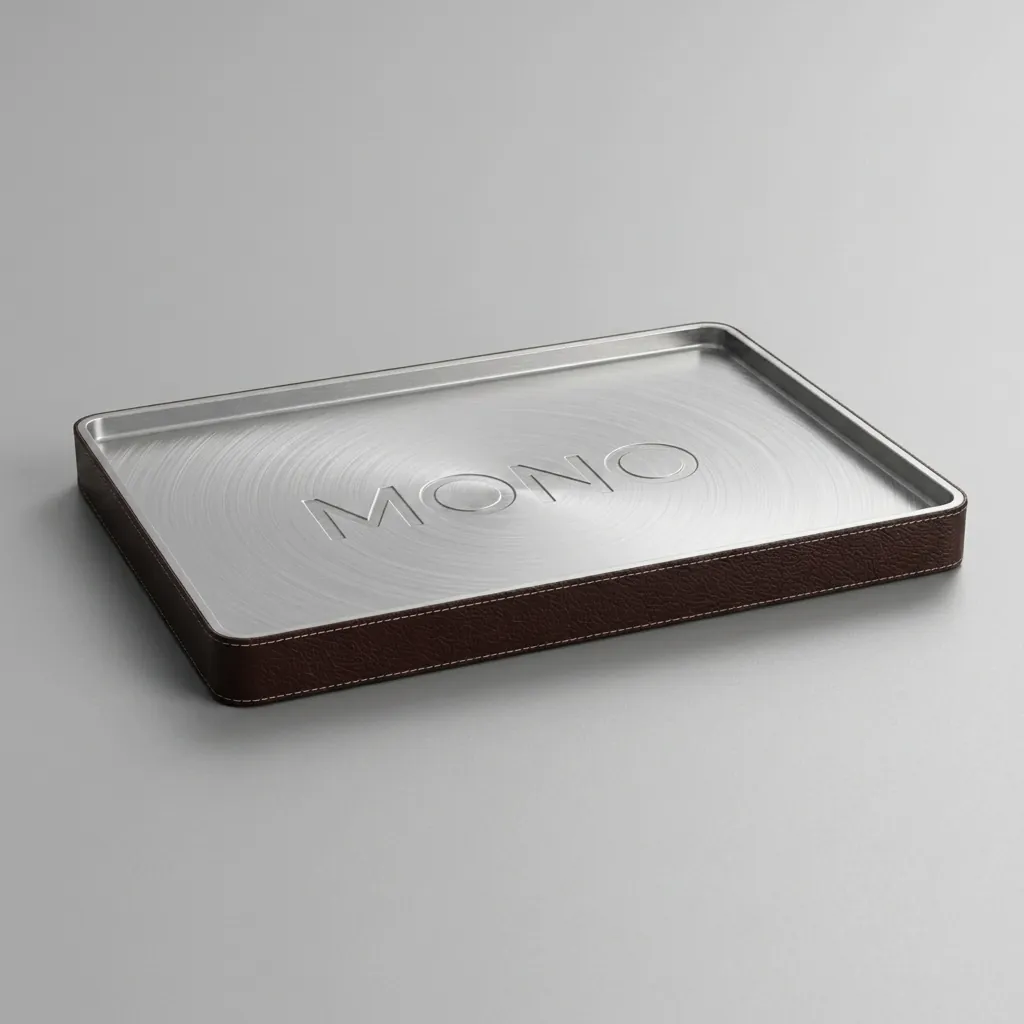 ABS + PU Leather Welcome Tray [1098] — LTH-1098 (image 1)