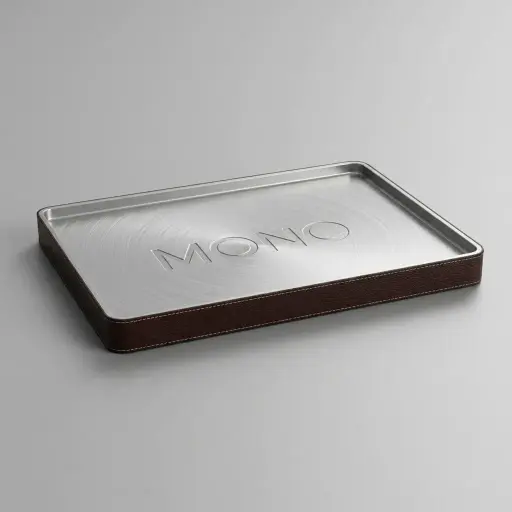 ABS + PU Leather Welcome Tray [1098] — LTH-1098