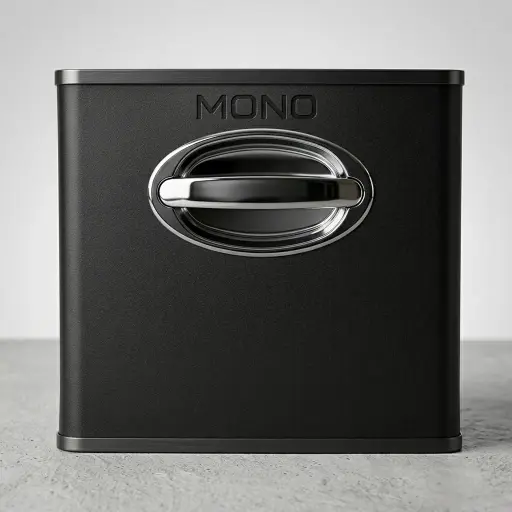 Thermoelectric Mini Bar Drawer 21L [1026] — MBD-1026 — A 21L drawer-style minibar with a solid foamed door that slides out for easy access and fits neatly into cabinetry. The compressor-free design runs silent at 0dB with no vibration or CFC, holding 8 degrees with cyclopentane insulation and internal LED light. Measures 38.5x45.5x37.5cm, in black or white.