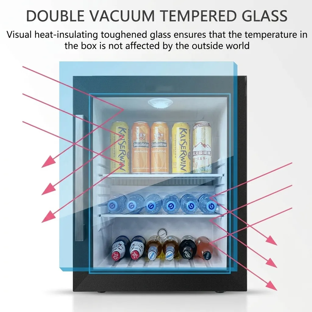 Thermo Absorption Mini Bar 40L with Glass Door — MBF-1044 (image 10)