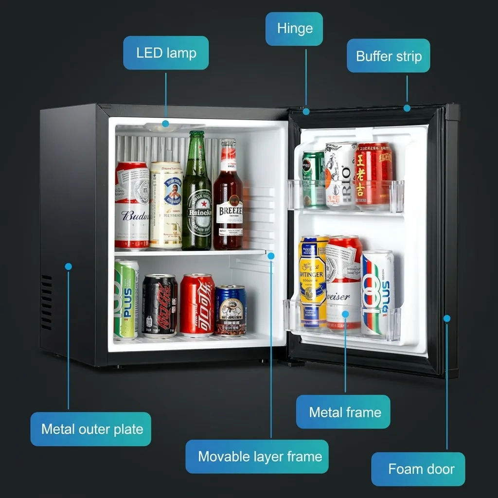 Thermo Absorption Mini Bar 30L with Solid Door — MBF-1045 (image 5)