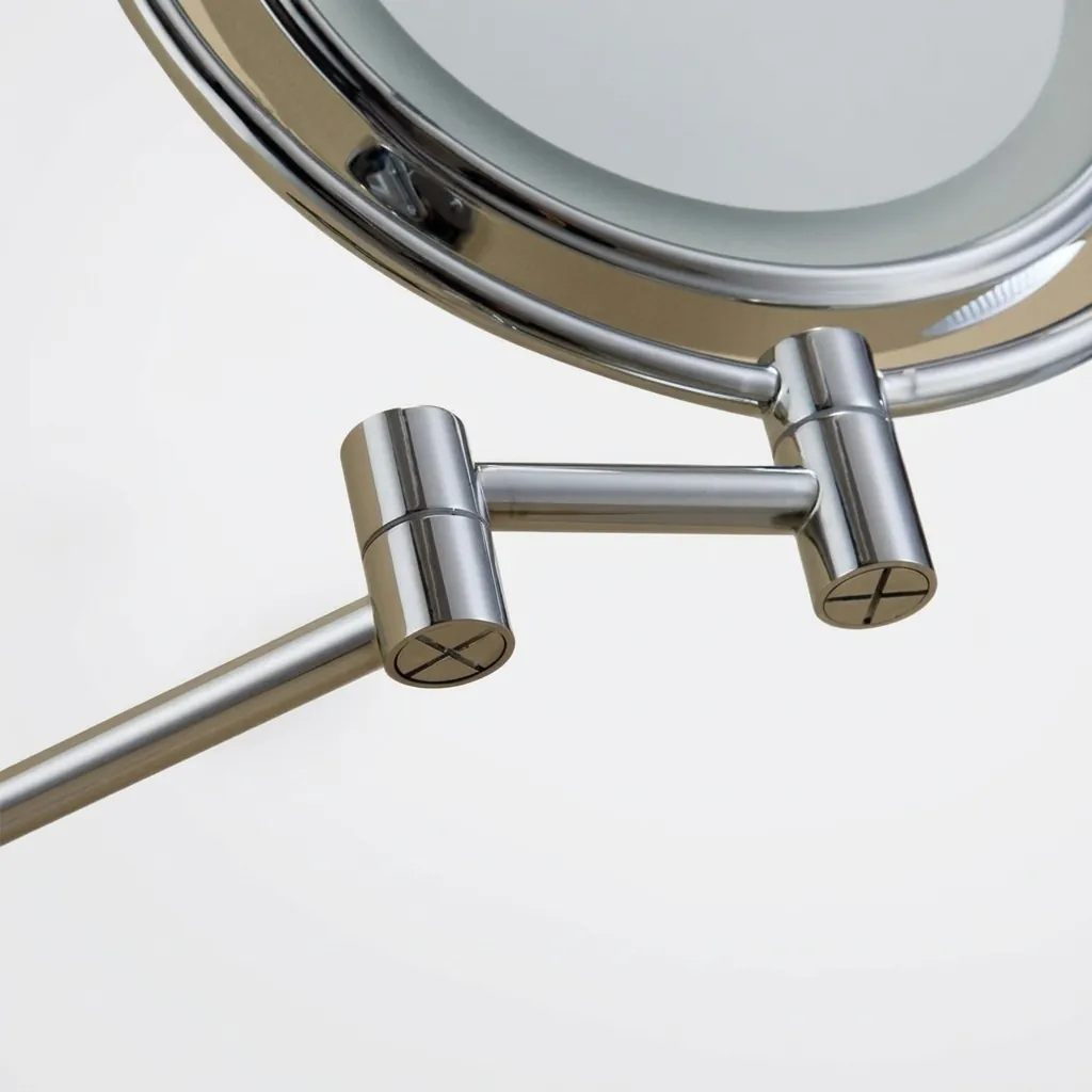 Wall Mounted Magnifying Mirror With Led Light 8" — MGM-1024 (image 9)