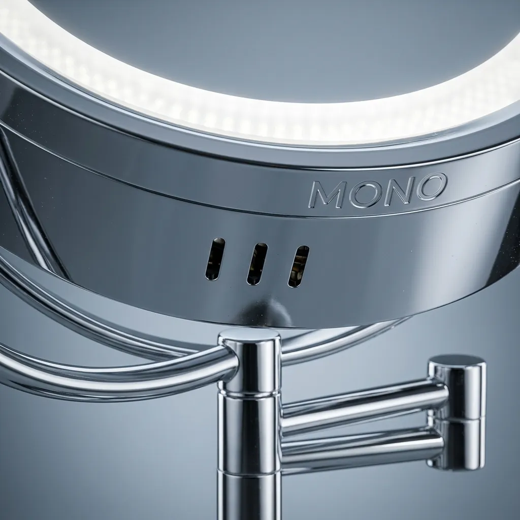 Desktop Magnifying Mirror With LED Light 8" [1029] — MGM-1029 (image 2)