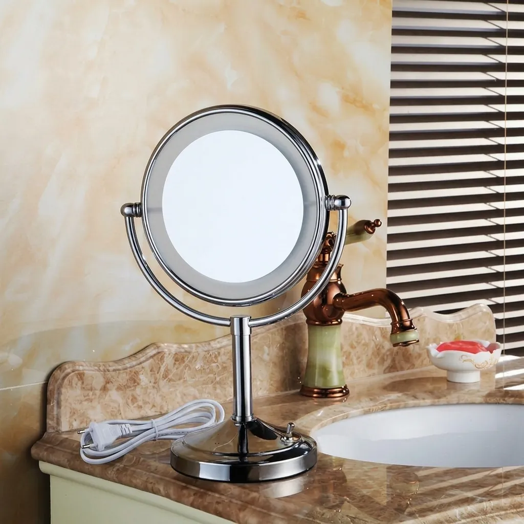 Desktop Magnifying Mirror With Led Light 8" — MGM-1032 (image 2)