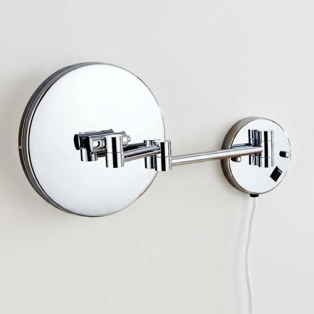 Wall Mounted Magnifying Mirror With Led Light 8.5" — MGM-1040 (image 5)