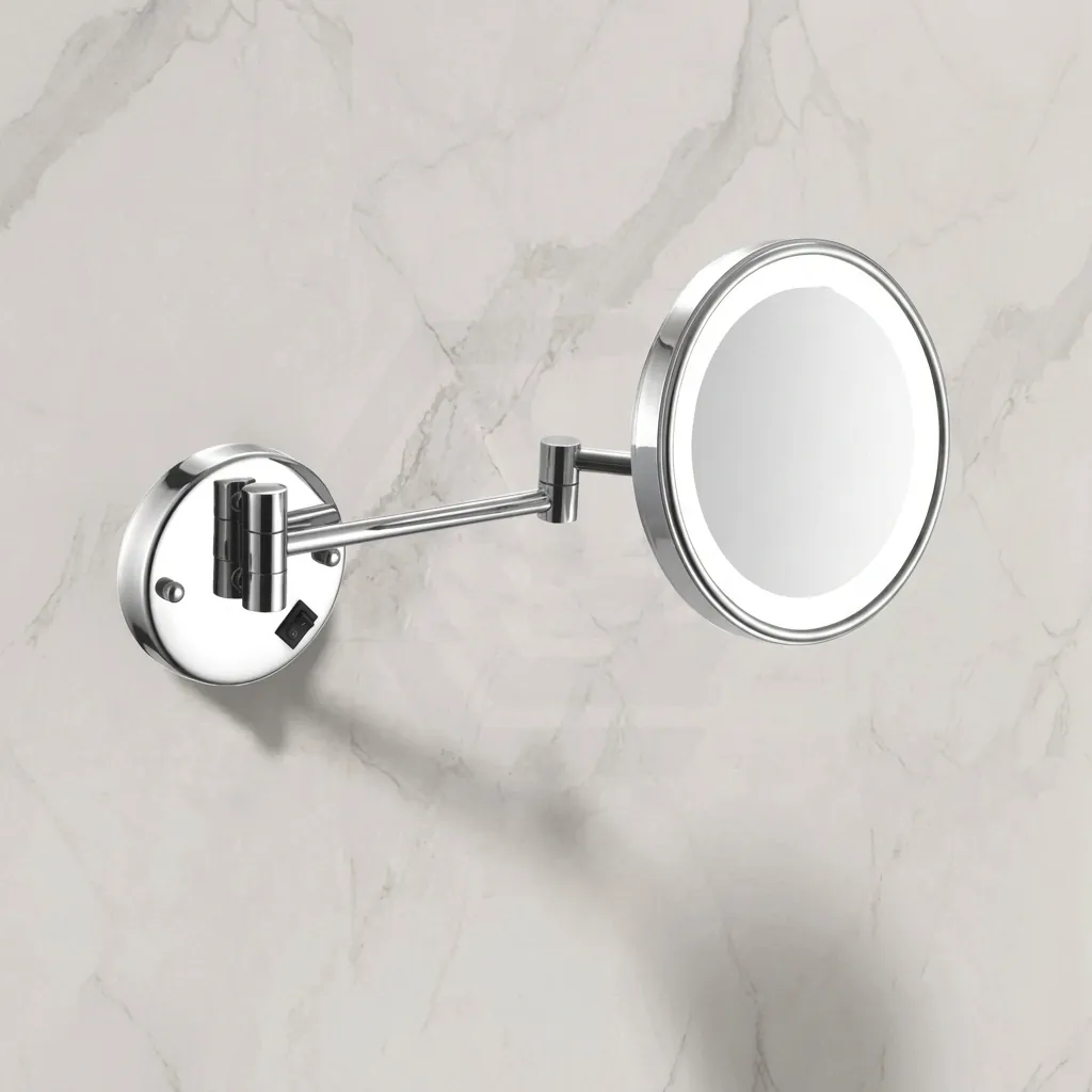 Wall Mounted Magnifying Mirror With Led Light 8.5" — MGM-1040 (image 6)