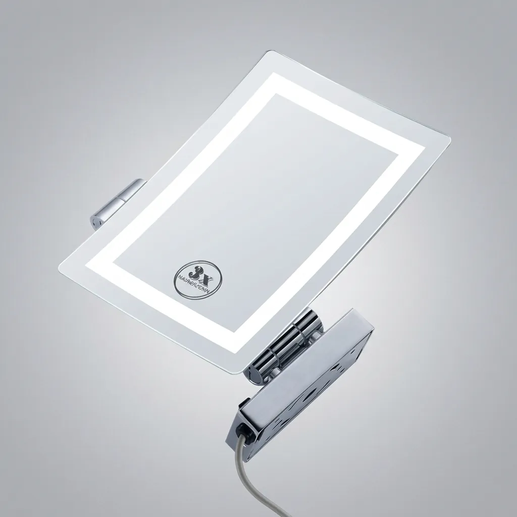 Wall-Mounted 3x Magnifying Mirror with LED Light [1041] — MGM-1041 (image 3)