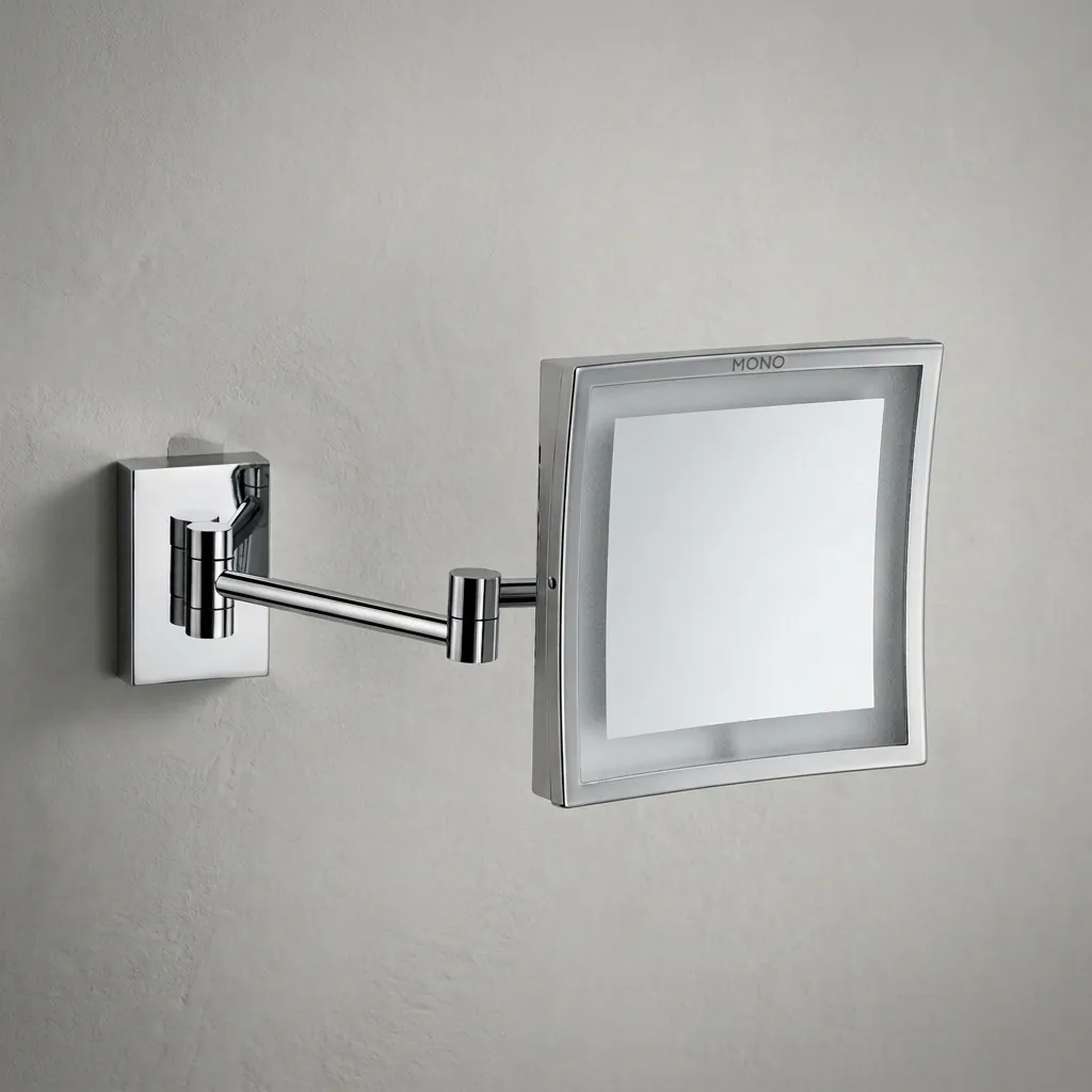Wall-Mounted 3x Magnifying Mirror with LED Light [1042] — MGM-1042 (image 1)