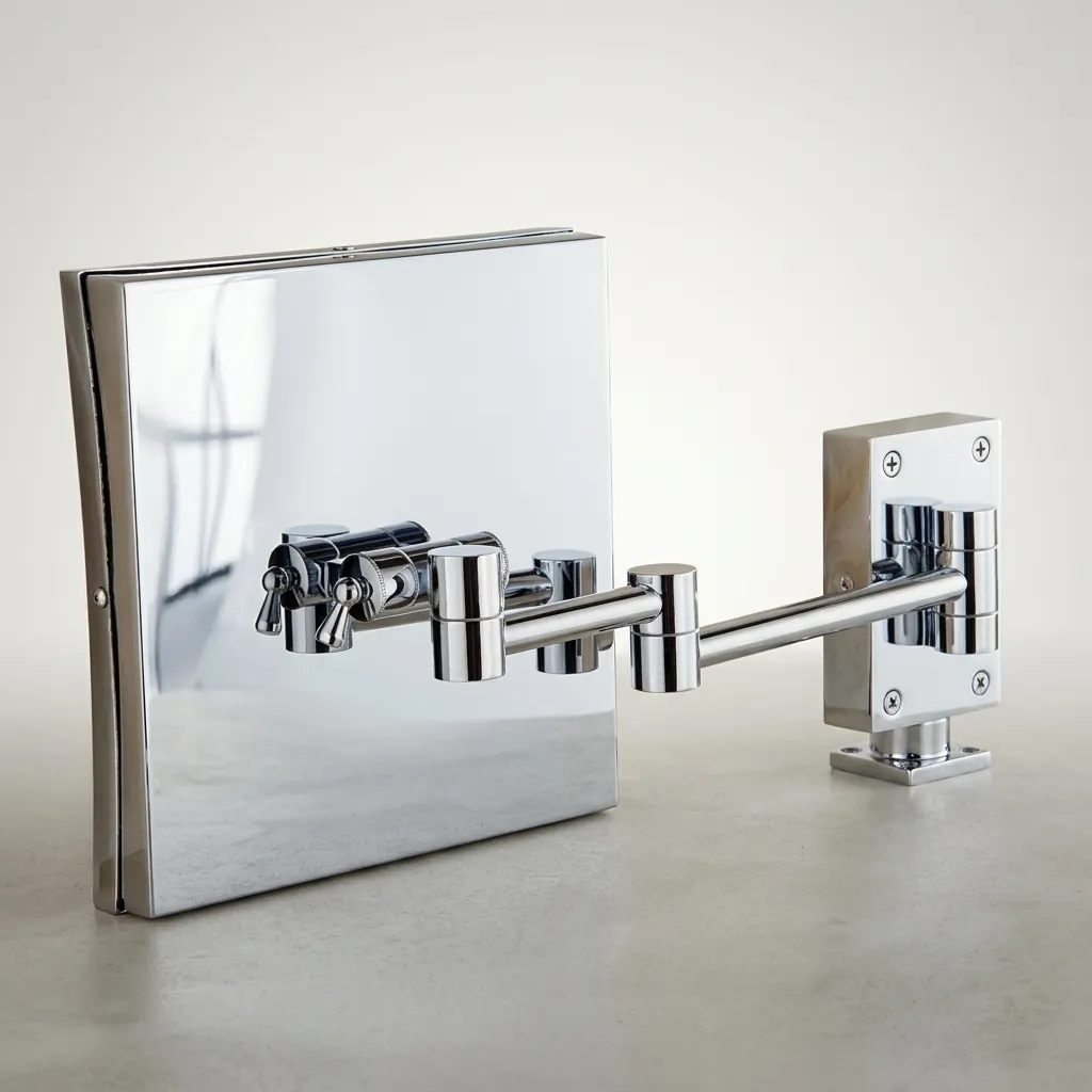 Wall-Mounted 3x Magnifying Mirror with LED Light [1042] — MGM-1042 (image 5)