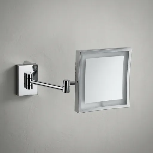 Wall-Mounted 3x Magnifying Mirror with LED Light [1042] — MGM-1042