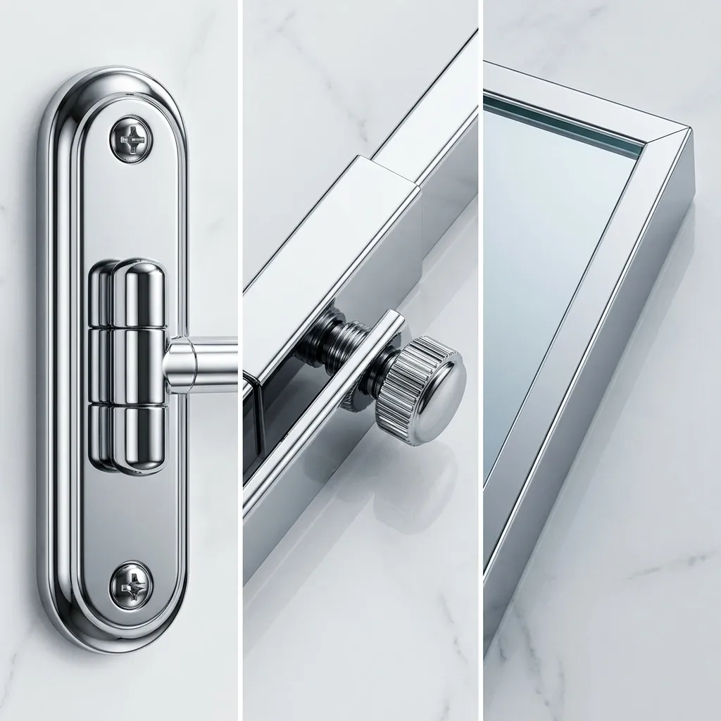 Wall Mounted Magnifying Mirror Square — MGM-1043 (image 4)