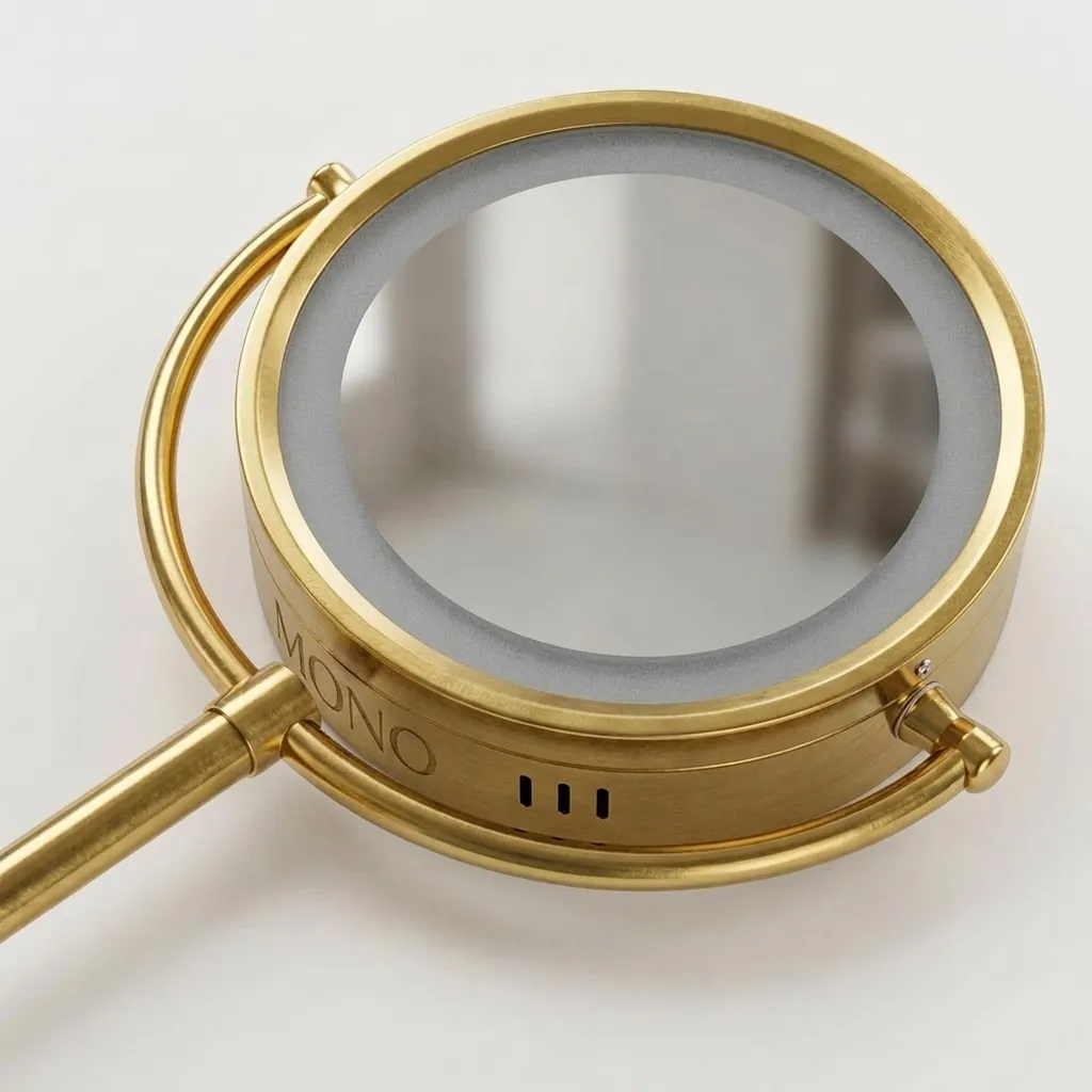 Desktop Magnifying Mirror With LED Light 8" [1046] — MGM-1046 (image 1)