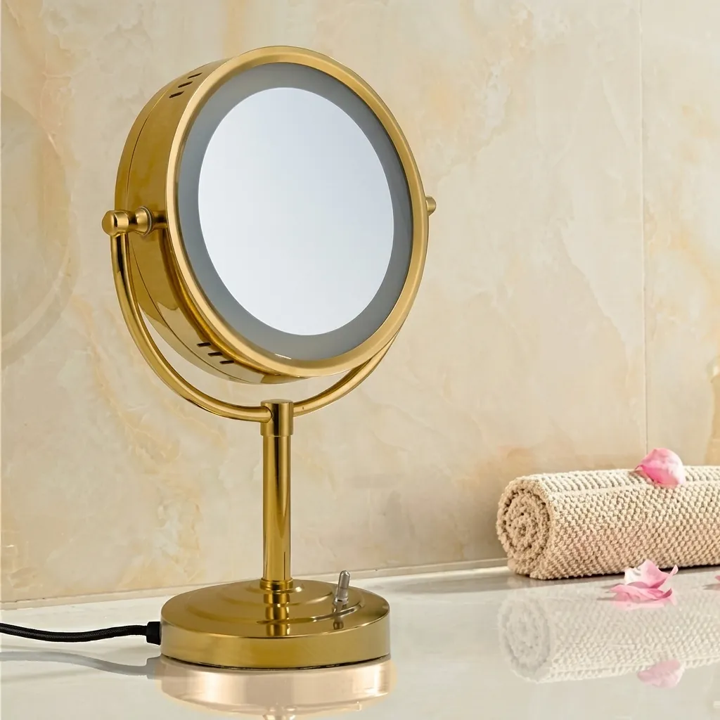 Desktop Magnifying Mirror With LED Light 8" [1046] — MGM-1046 (image 3)
