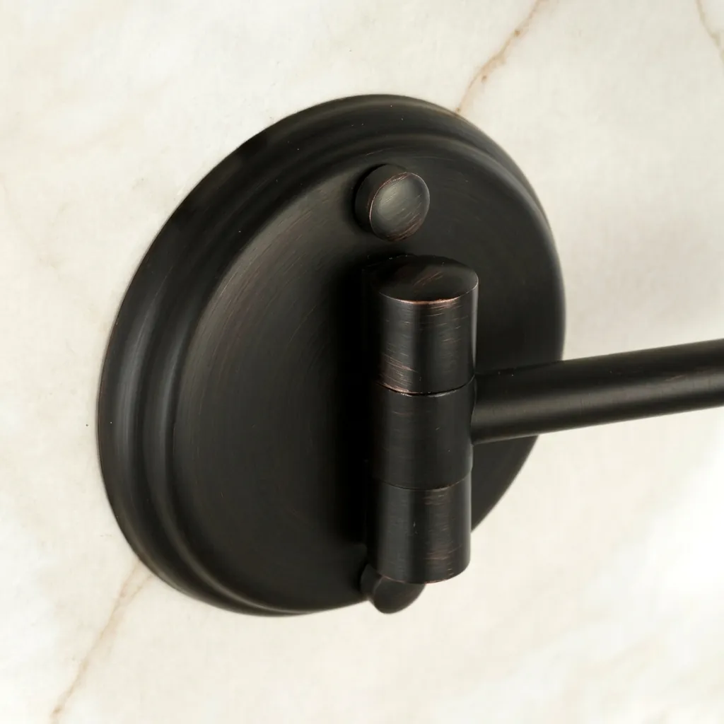 Wall Mounted Magnifying Mirror 8″ Copper — MGM-1049 (image 3)