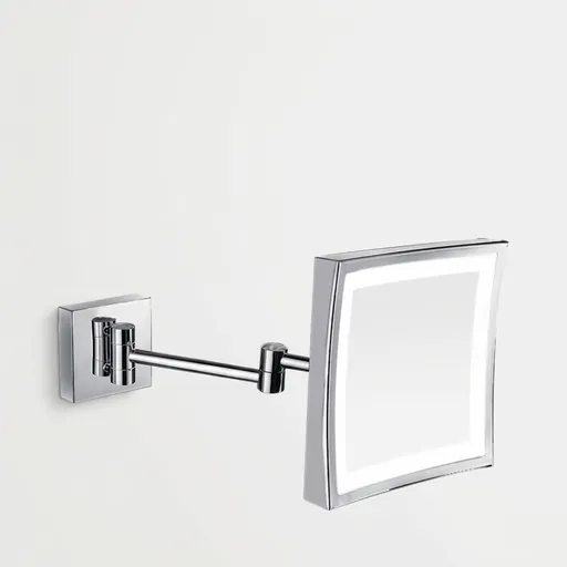 Wall-Mounted Magnifying Mirror with LED Light [1050] — MGM-1050