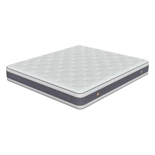 White Pocket Spring Mattress 30cm with Coloured Foam Layer [1040] — MTR-1040