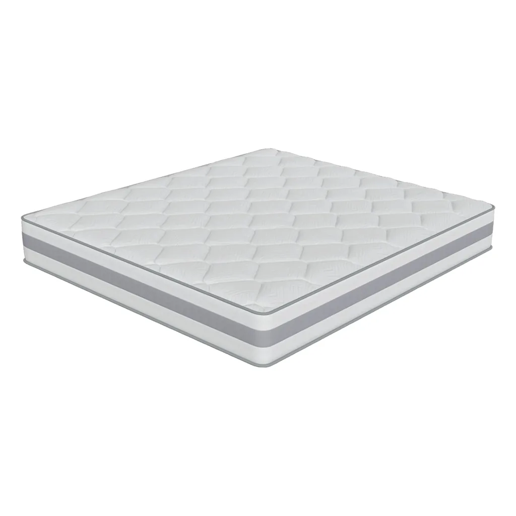 White Pocket Spring Mattress 25cm with Green Foam — MTR-1043