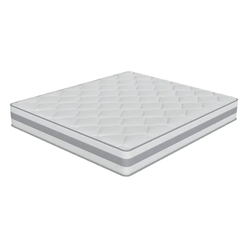 White Pocket Spring Mattress 25cm with Green Foam — MTR-1043
