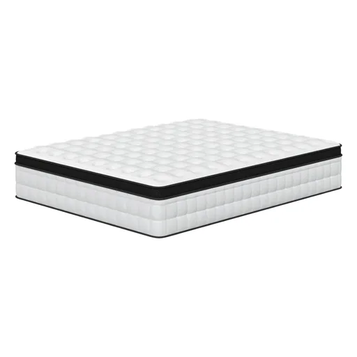 White Pocket Spring Mattress 25cm [1077] — MTR-1077