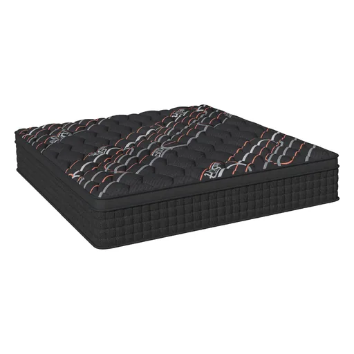 Black Pocket Spring Mattress 25cm [1078] — MTR-1078
