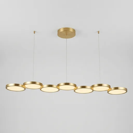 Seven Disc Linear Pendant Lamp — PND-1024