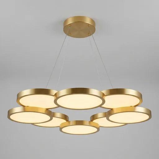 Eight Disc Cluster Pendant Lamp — PND-1025