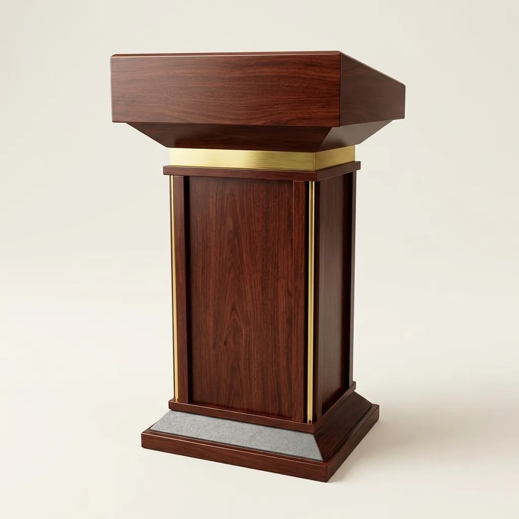Floor Standing Wooden Podium — PSS-1025 (image 2)