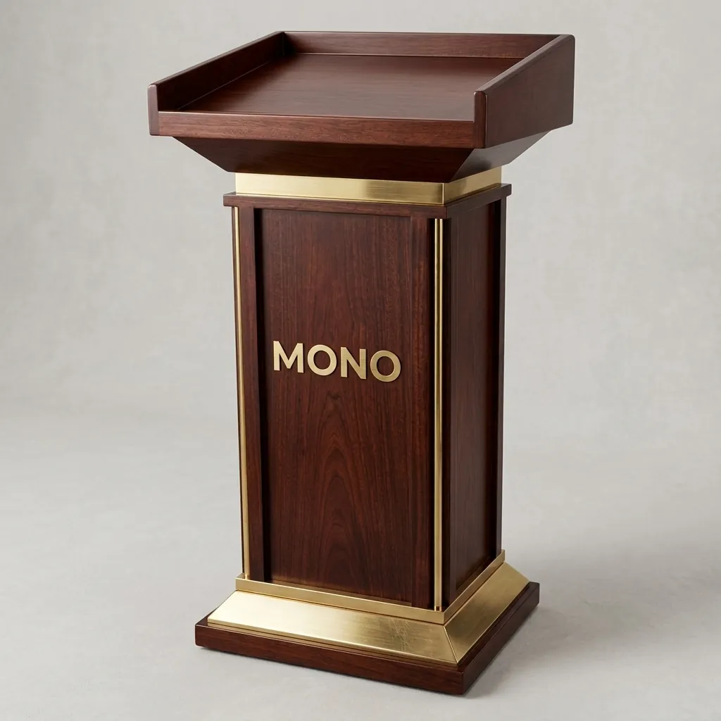Floor Standing Wooden Podium — PSS-1025 (image 1)