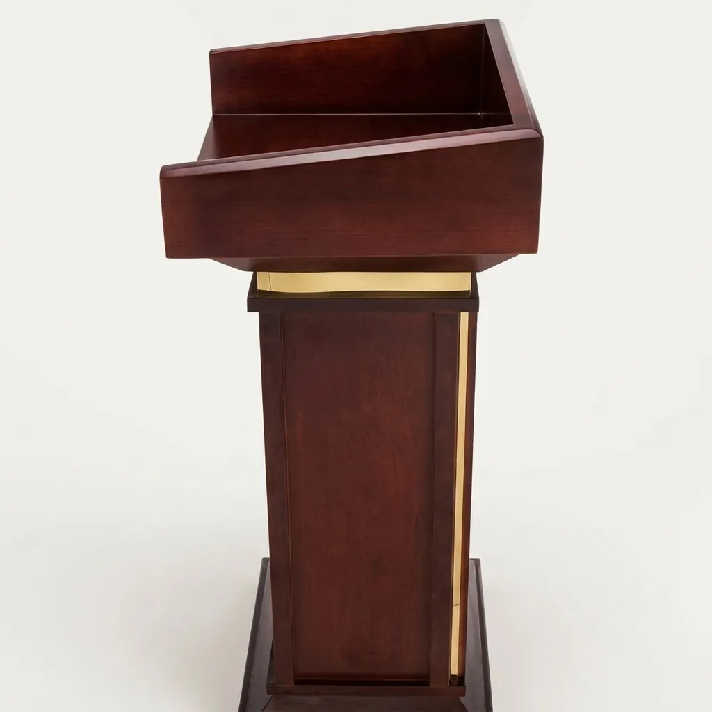 Floor Standing Wooden Podium — PSS-1025 (image 9)