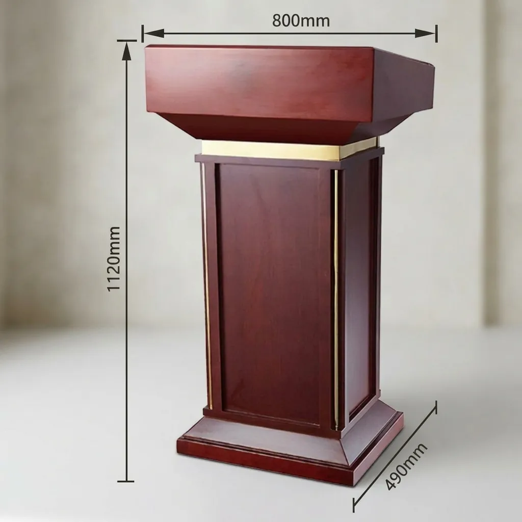 Floor Standing Wooden Podium — PSS-1025 (image 11)