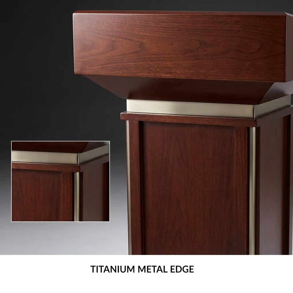 Floor Standing Wooden Podium — PSS-1025 (image 14)