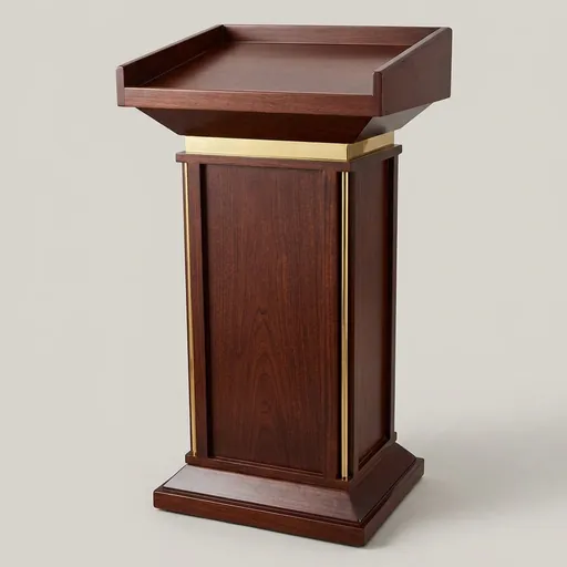 Floor Standing Wooden Podium — PSS-1025
