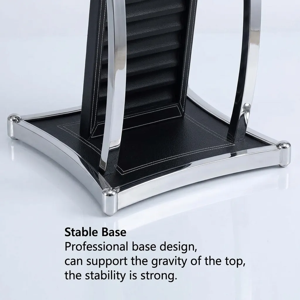 Floor Standing Podium Stainless Steel With Leather — PSS-1026 (image 3)