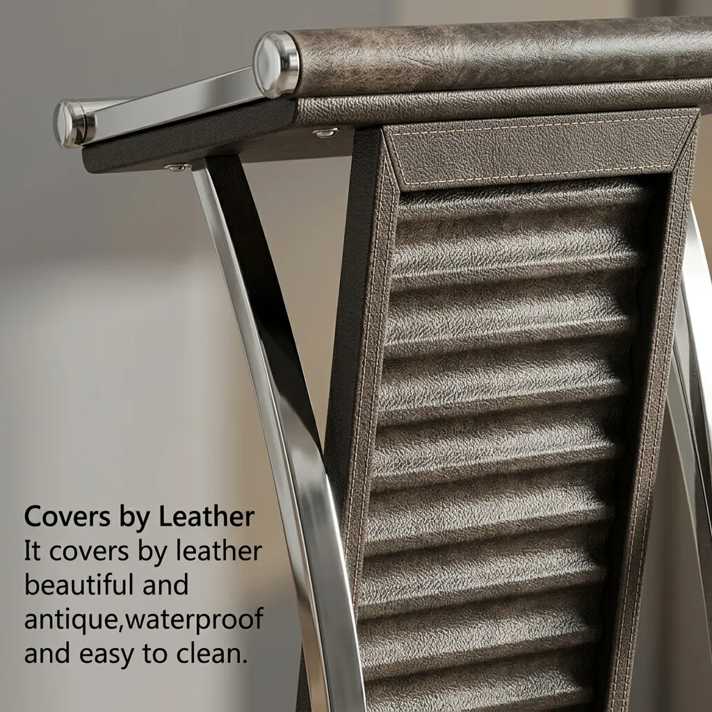 Floor Standing Podium Stainless Steel With Leather — PSS-1026 (image 12)