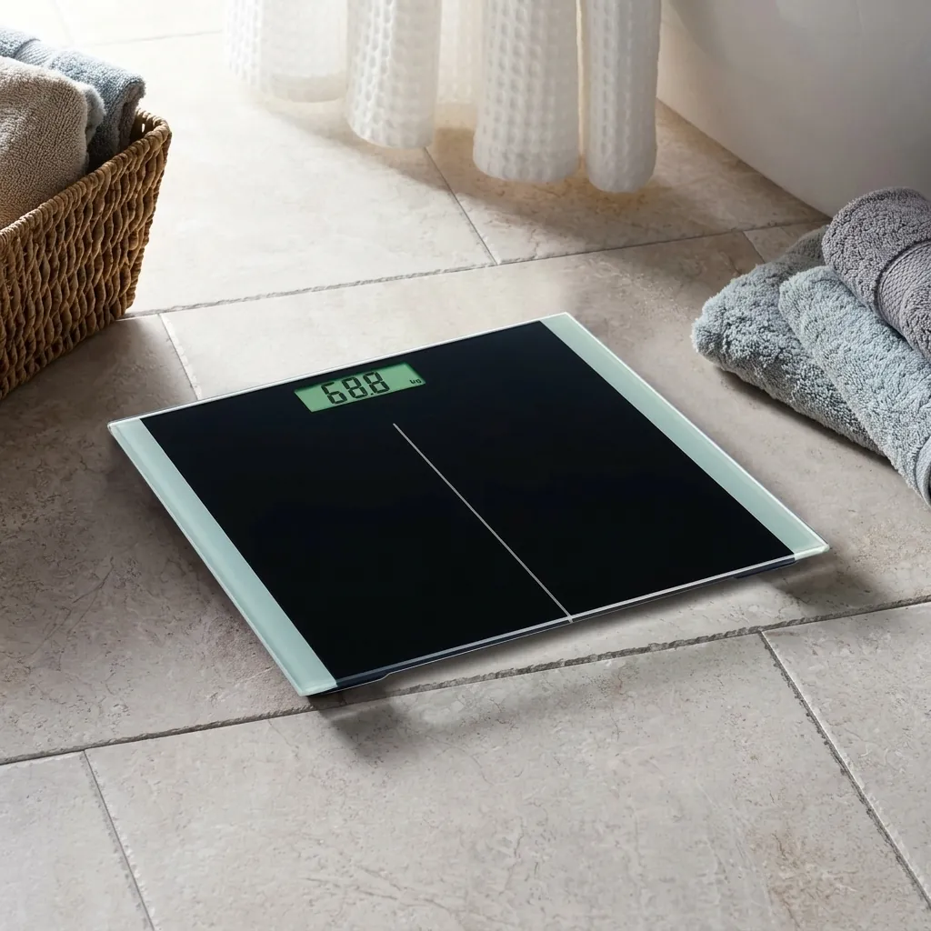 Tempered Glass Digital Bathroom Scale with 150kg Capacity — SCL-1028 (image 2)