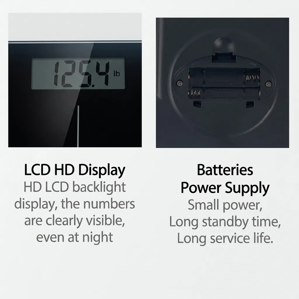 Tempered Glass Digital Bathroom Scale with 150kg Capacity — SCL-1028 (image 6)