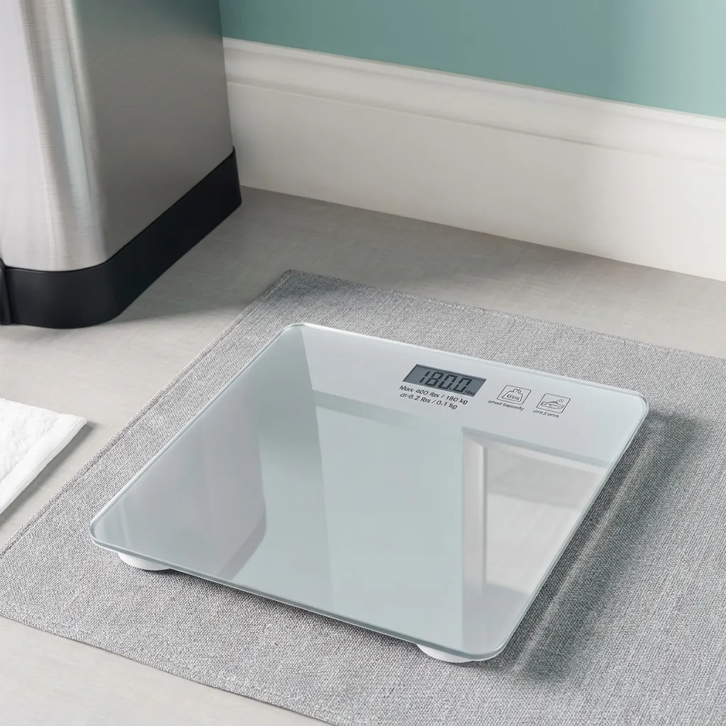 Tempered Glass Digital Bathroom Scale with 180kg Capacity [1029] — SCL-1029 (image 2)