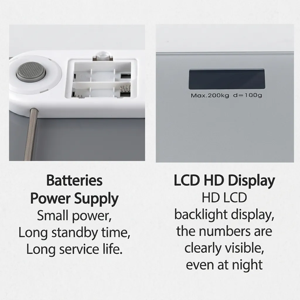 Tempered Glass Digital Bathroom Scale with 180kg Capacity [1029] — SCL-1029 (image 5)