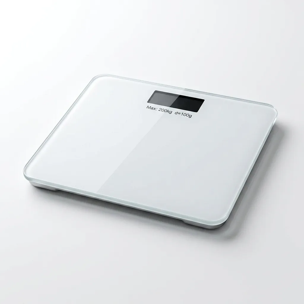Tempered Glass Digital Bathroom Scale with 200kg Capacity — SCL-1031